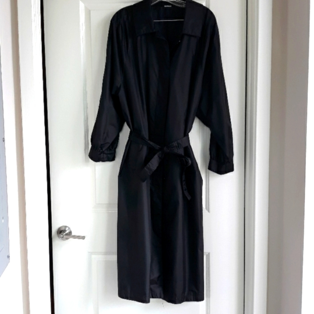 Rain trench coat.